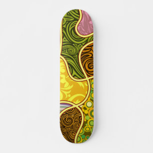 Bonita forma Abstrato de skate