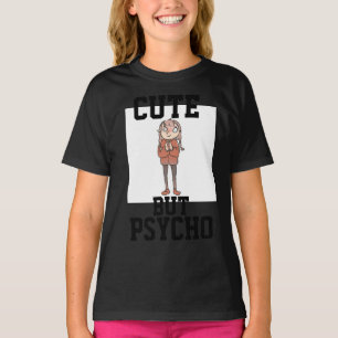 BONITA MAS SENHORAS PSICHO T-shirts engraçadas