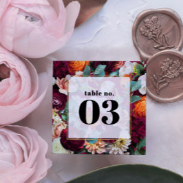 Bonita Mesa De Casamento De Flores De Verão No.