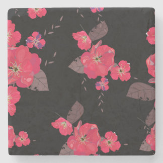 Bonita Porta copos de Pedra Floral