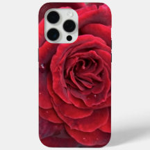 Bonita rosa vermelha iphone 15 Pro Max Tough