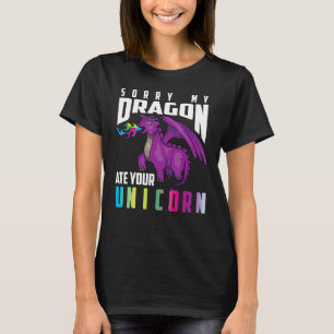 Bonita Única Desculpa Meu Dragão Comeu Sua Camisa