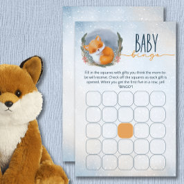 Bonitinha Raposa Neve Jogo de Chá de fraldas de in