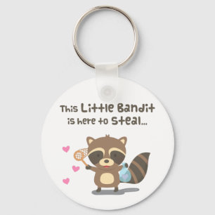 Bonito Amor Pequeno Bandit Raccoon Chaveiro