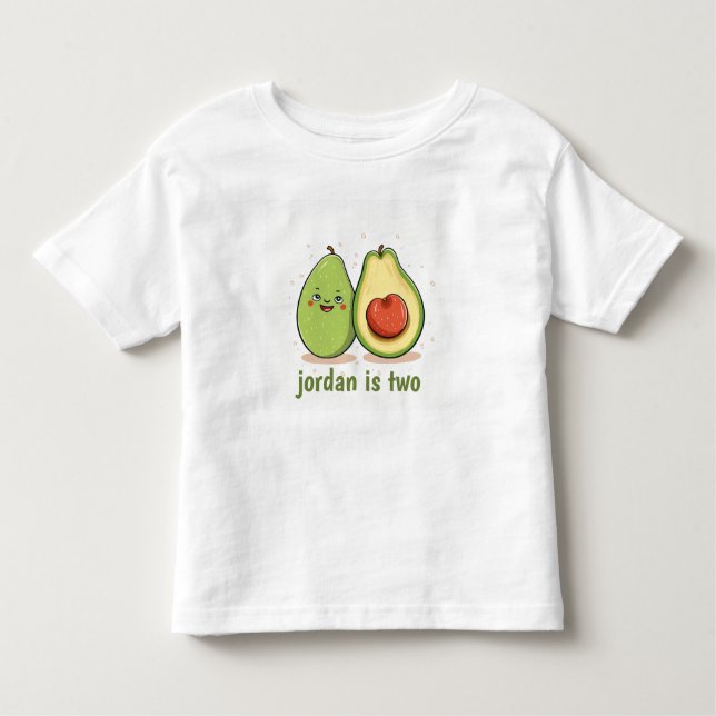 Bonito Avocado Há Dois Anos Dando Camiseta Para Cr (Frente)