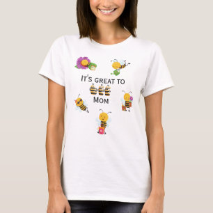 Bonito Bee mãe citou T-Shirt