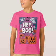 Bonito Boo Engraçado Fantasma Camisa do Dia das Br