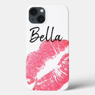 Bonito branco branco preto, impressão rosa