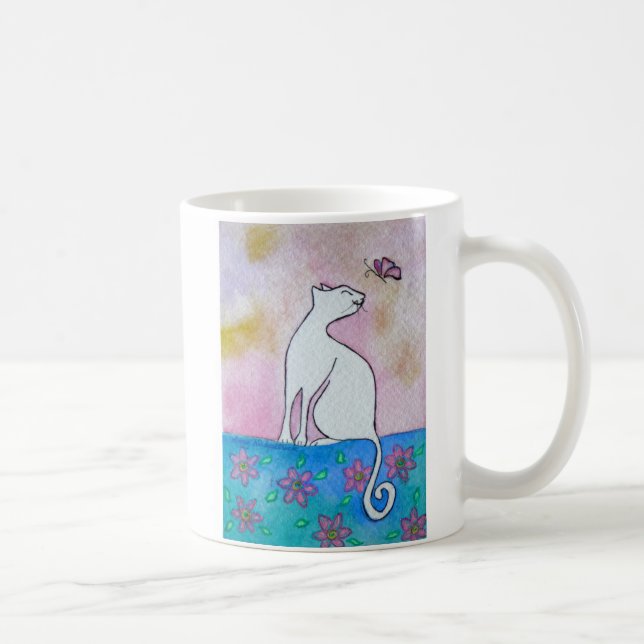 Bonito, caneca da arte da aguarela (Direita)