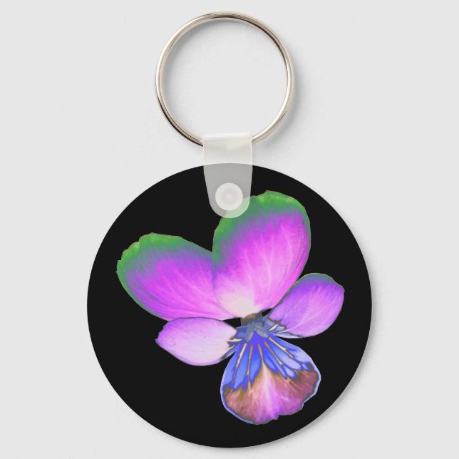 Bonito Chaveiro de Pansy (Frente)
