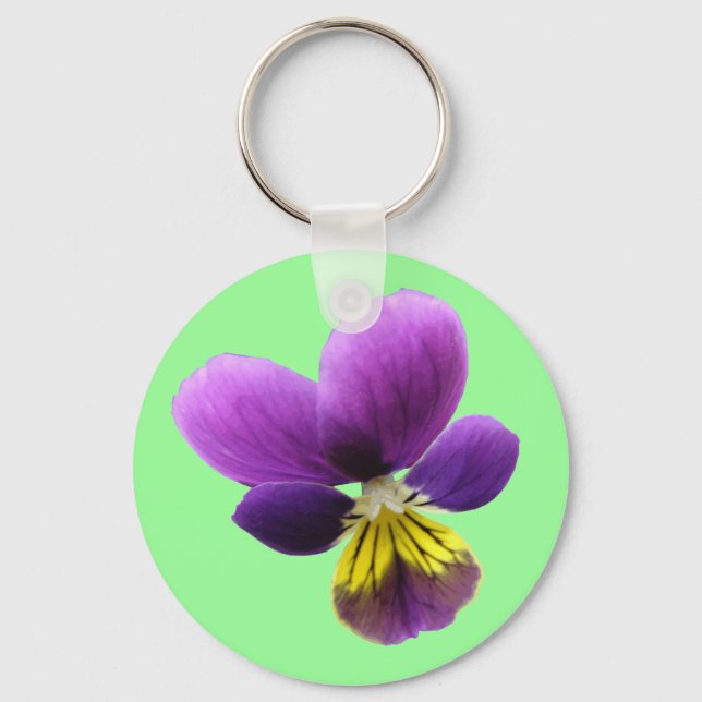 Bonito Chaveiro de Pansy (Frente)