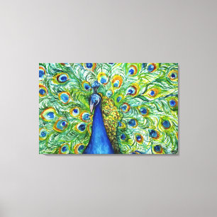 Bonito como umas canvas do pavão