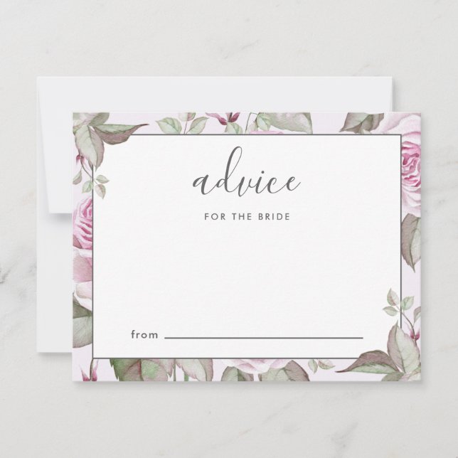 Bonito conselho de Rosas roxas para a noiva (Frente)