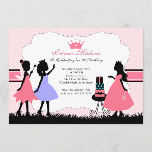 Bonito Convite de aniversário da Princesa
