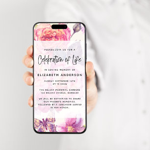 Bonito Convite Digital Funeral Funeral