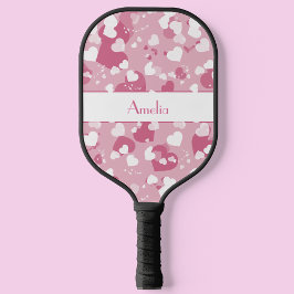 Bonito Coração de Amor Rosa Personalizado