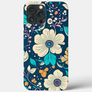 Bonito E Belo Padrão Floral E Invisível