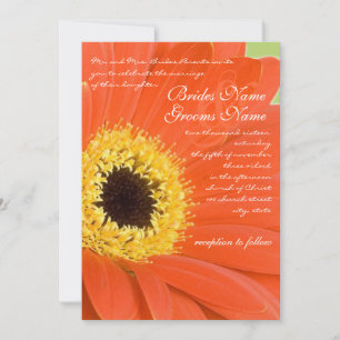 Bonito e elegante convite para casamento de Gerber