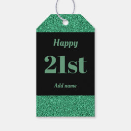 bonito etiquetas de presente de aniversário person