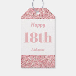 bonito etiquetas de presente de aniversário person