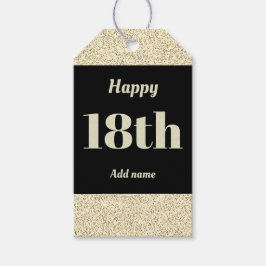 bonito etiquetas de presente de aniversário person