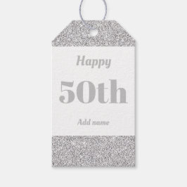 bonito etiquetas de presente de aniversário person
