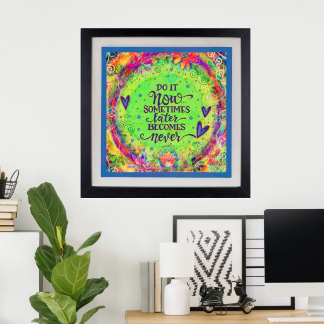 Bonito Faça agora Cite Inspirivência Poster (Criador carregado)