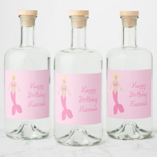 Bonito Fantasia Rosa, Sereia, Personalizada