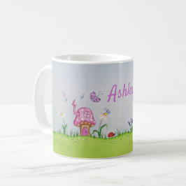 Bonito ferramentas rosa em uma caneca personalizad