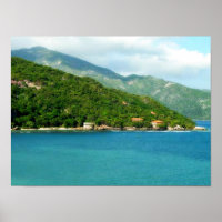 Bonito Haiti 16" x 12", Poster de valor (Matte)