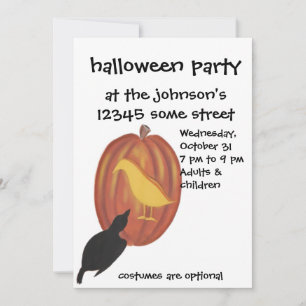 Bonito Halloween Jack O'Lanterna e Crow