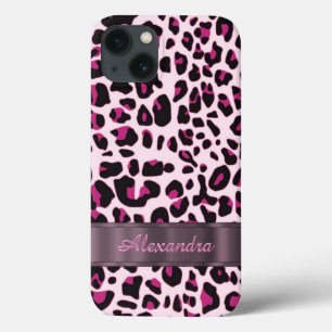 Bonito impressão de animais leopardo personalizada