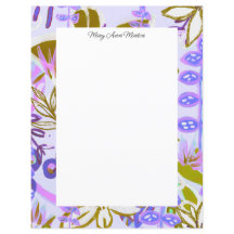 Bonito Jardim Imaginário Roxo Personalizado