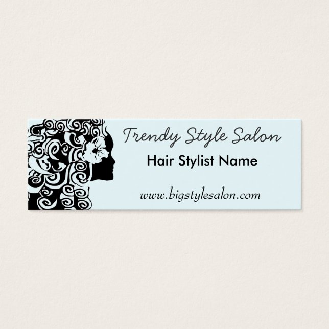 Bonito Longa Curva Cabelo Estilista Mulher Moda (Frente)