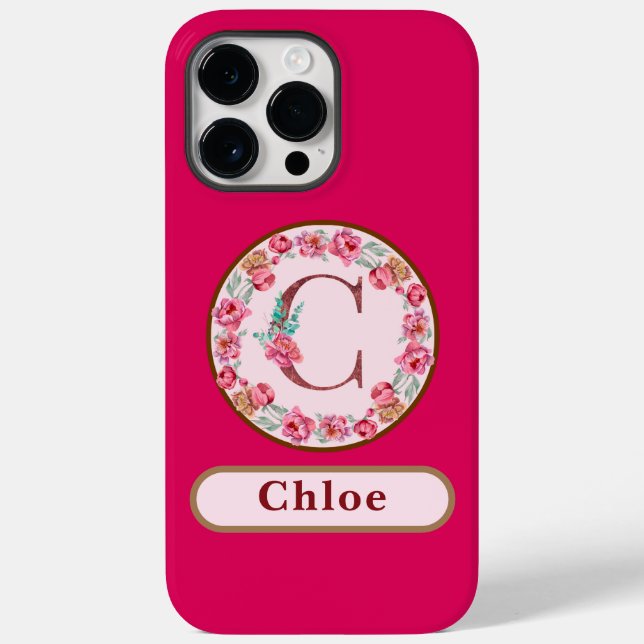 Bonito Monograma C Floral (Verso)