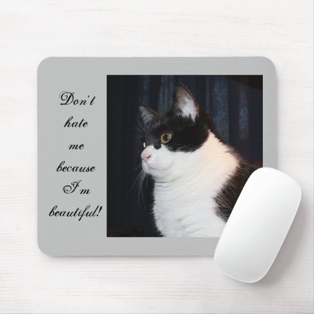 Bonito Mousepad de Gato (Com mouse)