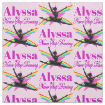 BONITO NUNCA PARE DE DANÇAR TECIDO PERSONALIZADO