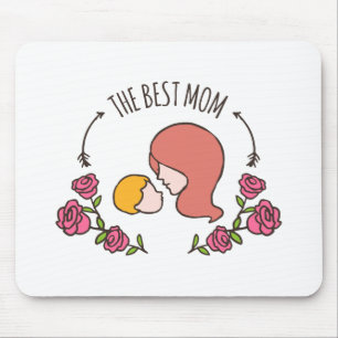 Bonito o melhor dia das mães Mousepad da mamã