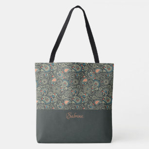 Bonito Paisley Monograma Tote Bag