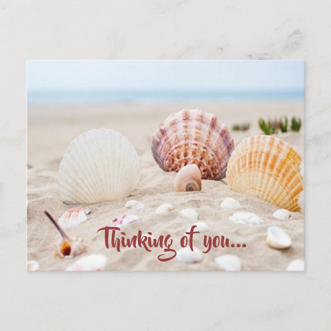 Bonito pensamento do seu cartão postal (Frente)