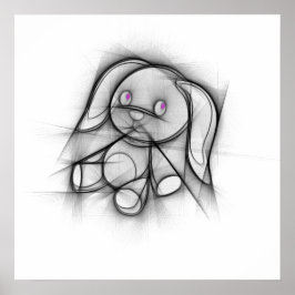 Bonito poster de coelhinho.