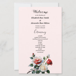 Bonito programa de casamento de rosas vermelhas br