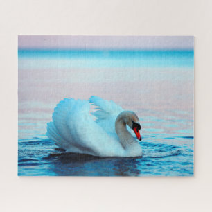 Bonito Swan no lago, Quebra-cabeça de Jigsaw