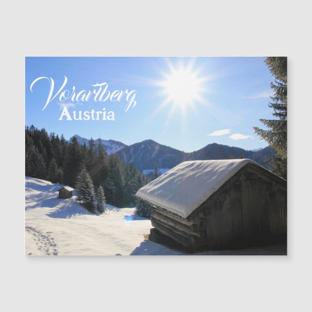 Bonito Vorarlberg Áustria (Frente)