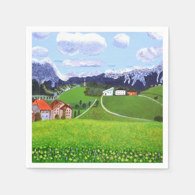 Bonitos guardanapos da Noruega (Frente)