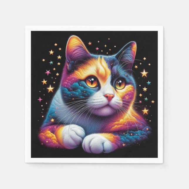 Bonitos guardanapos de gatos! (Frente)