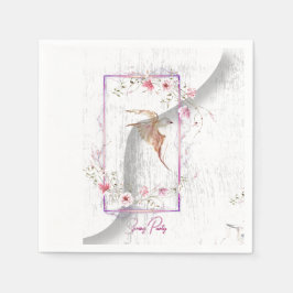 Bonitos guardanapos de papel de festa