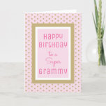 Bonitos sentimentos! Cartão de aniversário do Supe<br><div class="desc">Feliz aniversário para o Grammy</div>