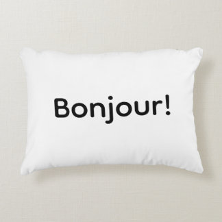 Bonjour! Almofada