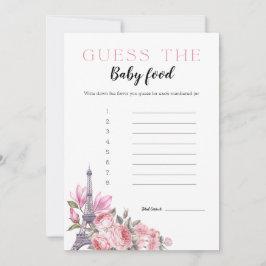 Bonjour Bebe | Adivinha O Cartão De Jogo Da Comida